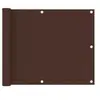 Image de Balkonscherm 75x300 cm oxford stof bruin135068