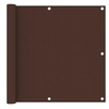 Image de Ecran de balcon Marron 90x300 cm Tissu Oxford