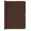 Image de Balkonscherm 120x300 cm oxford stof bruin135076