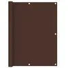 Image de Balkonscherm 120x400 cm oxford stof bruin135077