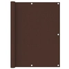 Image de Balkonscherm 120x500 cm oxford stof bruin135078