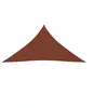 Image de Voile de parasol Tissu Oxford triangulaire 3x3x3 m Terre cuite