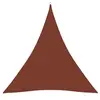 Image de Voile de parasol tissu oxford triangulaire 4x4x4 m terre cuite