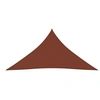Image de Voile de parasol tissu oxford triangulaire 5x6x6 m terre cuite