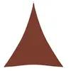 Image de Voile de parasol Tissu Oxford triangulaire 5x7x7 m Terre cuite