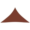 Image de Voile de parasol tissu oxford triangulaire 5x5x6 m terre cuite