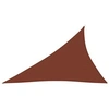 Image de Voile de parasol Tissu Oxford triangulaire 4x5x6,4m Terre cuite