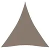 Image de Voile de parasol tissu oxford triangulaire 4x4x4 m taupe