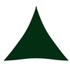 Image de Voile parasol tissu oxford triangulaire 4x4x4 m vert foncé