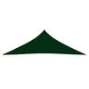 Image de Voile de parasol Tissu Oxford triangulaire 4x4x5,8 m Vert foncé