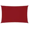 Image de Voile de parasol tissu oxford rectangulaire 2x4,5 m rouge
