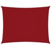 Image de Voile de parasol Tissu Oxford rectangulaire 2,5x3 m Rouge