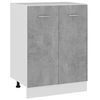 Image de Onderkast Lyon 60x46x81,5 cm bewerkt hout betongrijs801192