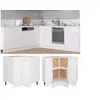Image de Hoekonderkast Lyon 75,5x75,5x81,5 cm bewerkt hout wit802489