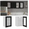 Image de Hangkast Lyon 40x31x60 cm bewerkt hout zwart802506