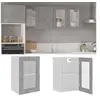 Image de Hangkast Lyon 40x31x60 cm bewerkt hout betongrijs802509