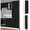 Image de Armoire réfrigérée "Lyon" Noir 60 x 57 x 207 cm Bois d'ingénierie 802539