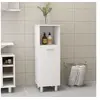 Image de Armoire de salle de bain Blanc 30x30x95 cm Bois d ingénierie