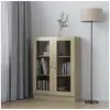 Image de Armoire à vitrine Chêne sonoma 82,5x30,5x115 cm Bois ingénierie
