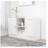 Image de Buffet Blanc 120x30,5x70 cm Bois d ingénierie