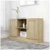 Image de Buffet Chêne sonoma 120x30,5x70 cm Bois d ingénierie