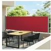 Image de Tuinscherm uittrekbaar 140x600 cm rood313372
