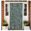 Image de Moustiquaire Vert et blanc 90x220 cm Chenille