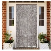 Image de Moustiquaire Marron et blanc 90x220 cm Chenille
