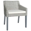 Image de Chaise H. 79 cm non pliable interieur en rotin gris