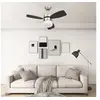 Image de Ventilateur de plafond - - 76 cm - Marron foncé - 39 W - Télécommande incluse