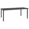 Image de Table à dîner d extérieur Anthracite 190x90x74 cm Acier