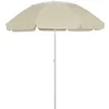 Image de Parasol de Plage Abri de Soleil Parasol de Jardin Parasol de Patio Terrasse Extérieur Anti-UV Anti-décoloration Jaune 314715