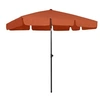 Image de Parasol de Plage Abri de Soleil Parasol de Jardin Parasol de Patio Terrasse Extérieur Anti-UV Anti-décoloration Terre Cuite 200x125 cm