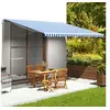 Image de Vervangingsdoek voor luifel 5x3,5 m blauw en wit311922