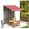 Image de Tissu de remplacement pour auvent Bordeaux rouge 3x2,5 m