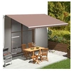 Image de Tissu de remplacement pour auvent Marron 5x3 m