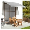 Image de Tissu de remplacement pour auvent Anthracite et blanc 3,5x2,5 m