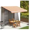 Image de Vervangingsdoek voor luifel 4,5x3,5 m geel en oranje312020