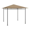 Image de Belvédère Tonnelle de Jardin Pavillon d'Extérieur Tente de Réception Chapiteau de Jardin Pique-niques 3x3x2,7 m Taupe 313919