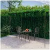 Image de Arche de jardin - - Marron antique - Fer forgé - 6x3x2,5 m - Durable et élégant