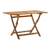 Image de Table de jardin pliable 120x70x75 cm Bois d acacia massif