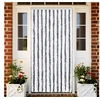 Image de Moustiquaire Gris et blanc 90x200 cm Chenille
