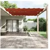 Image de Auvent Vertical Ecran de Protection Ecran d'Intimité de Balcon Auvent de Patio Jardin Extérieur Terre Cuite 180x1000 148372