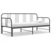 Image de Canape convertible 2 places gris 90 x 200 x 88 cm