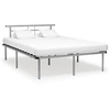 Image de Bedframe zonder matras metaal grijs 140x200 cm324831