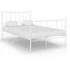 Image de Bedframe metaal wit 120x200 cm324953