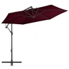 Image de Zweefparasol met aluminium paal 300 cm bordeauxrood313754
