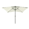 Image de Parasol de Jardin avec LED et Mât en Acier, Pare-soleil de Patio, Abri de Soleil, Parasol de Plage Terrasse 313787