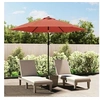 Image de Tissu de remplacement de parasol d'extérieur Terre cuite 300 cm 313801
