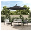 Image de Tissu de remplacement pour parasol déporté anthracite 300 cm 313805